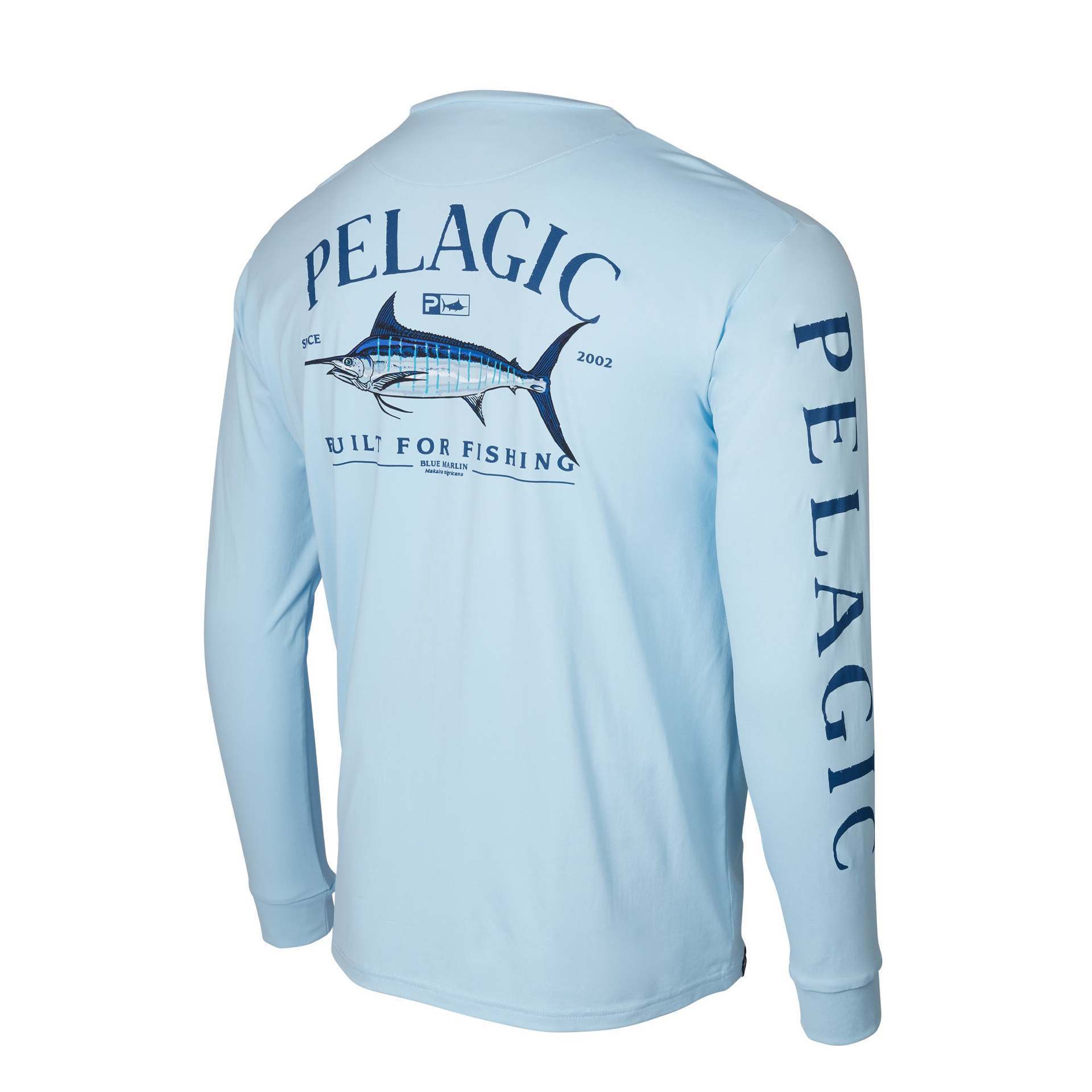 Pelagic Fishing Suit Outdoor Sunscreen Summer Long Sleeve Sweatshirt Breathable Crew Neck T-Shirt Men s and Women s Fishing XXS