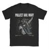 Novelty Project Hail Mary logo TShirts Unisex Round Collar Cotton T Shirt  Short Sleeve Tee Shirt Plus Size Tops