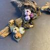 Retro Forest-Style Fabric Hair Tie/Scrunchie: Versatile and Artistic Pumpkin Design for Women.