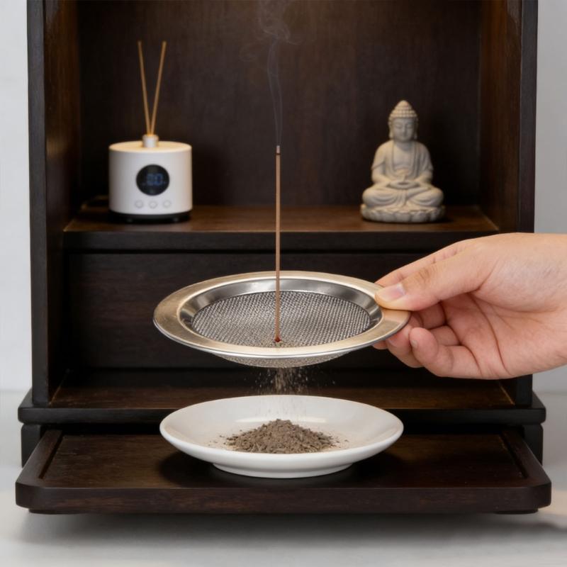 Universal Incenses Sifter Sieve Easy Installation Heat Resistant Incenses Strainer Stainless Steel Sieve for Oil Burners