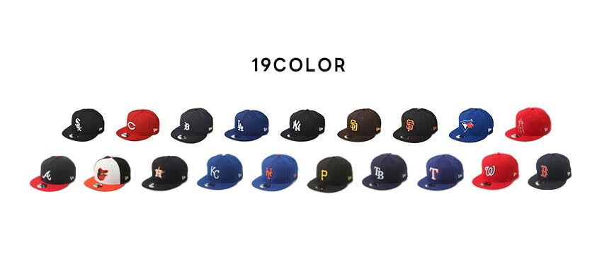 New Era MLB BASIC SNAP 9FIFTY Hat, Men's and Women's, OSFM 19. Red Sox Navy [Parallel Import]