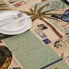 Butterfly Birds Coconut Tree Decorative Table Cloth Cotton Tablecloth Dining Table Cover For Kitchen Home Decor