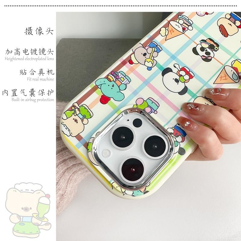 Customize your iPhone 13, 15, 11 mobile phone case with electroplating frame for a unique touch.