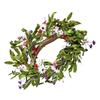 Artificial Decorative Wreath 22 in Pink Green Daisies Year Round Wreath