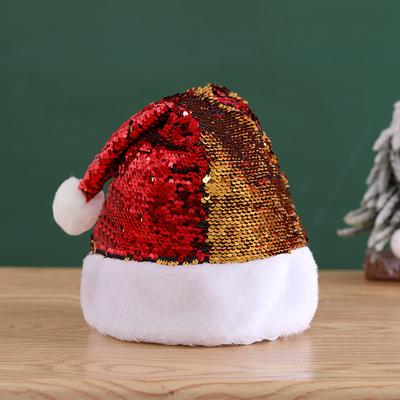 Christmas Hat Christmas Costume Halloween Souvenir Hat Flip Christmas Party Supplies Set PET Material
