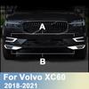 Dla Volvo XC60 2018 ABS przednie światło przeciwmgielne samochodu pokrywa tapicerka przednie światło przeciwmgielne lampa rama naklejka akcesoria do stylizacji