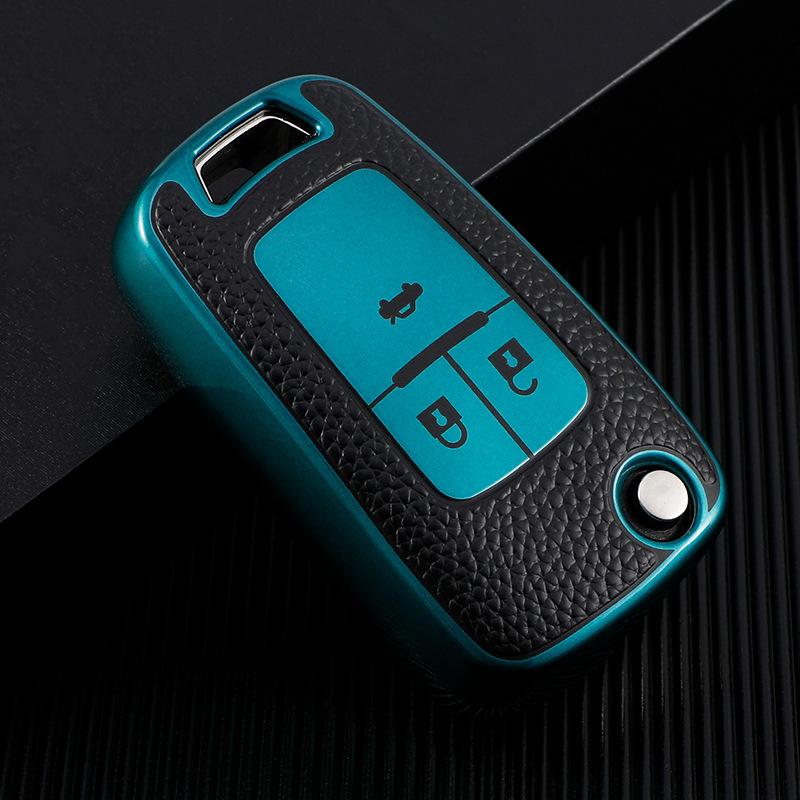 3 4 Button Leather TPU Car Key Case Cover Shell Fob For Chevrolet Cruze Aveo Trax Sail Malibu For Opel Vauxhall Astra Corsa Meriva Insignia