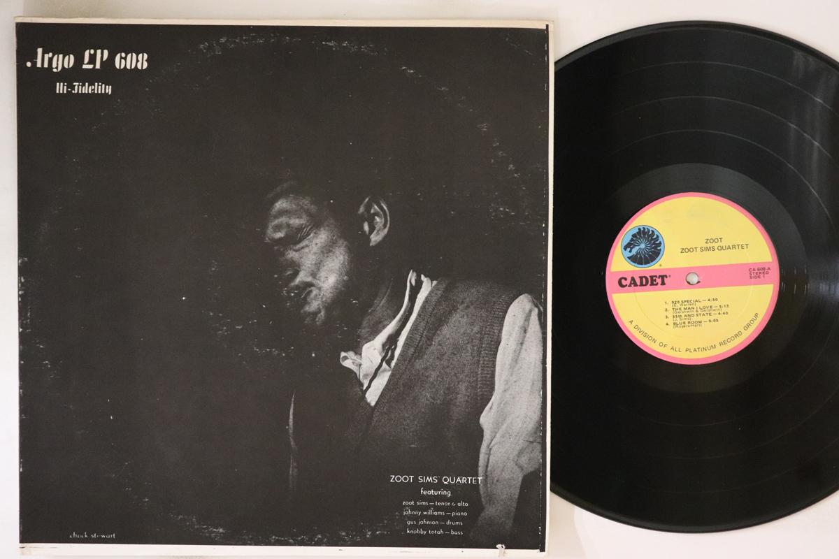 

LP Record ZOOT SIMS QUARTET - Zoot CA608 Cadet 1975 US Jazz Used