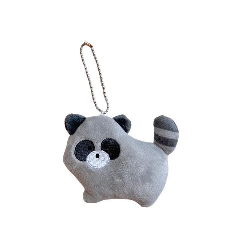 Animal Shapes Stuffed Bag Accessories Key Chain Pp Decoration Kids Girls Gift