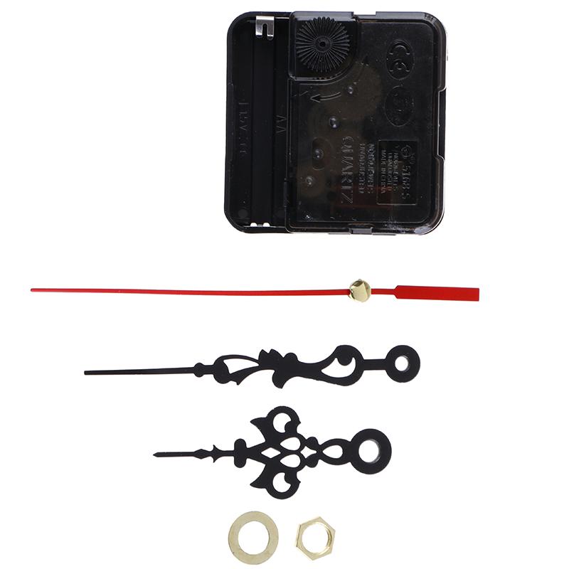 '1Set Silent Fashion Quartz Clock Replacement Movement Mechanism Hour Minute Second DIY Wall clock Tools Parts.