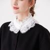 Standing Collar Detachable Lapel Collar Capelet Lace Neckline Fake Lace Collar  Apparel Supplies