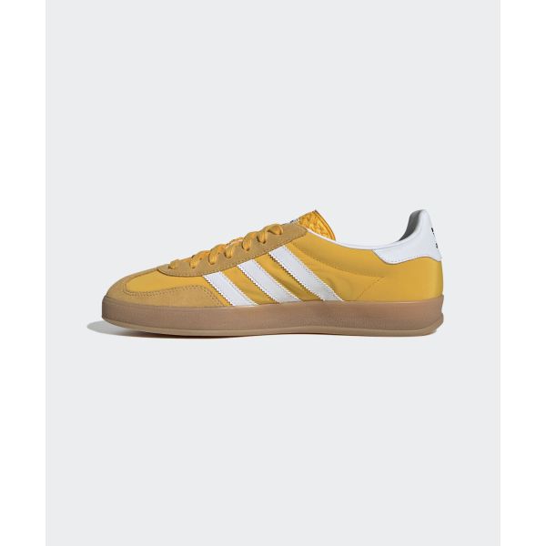 adidas Mens Gazelle Indoor Crew Yellow Men Sneakers Cloud-White Almost-Yellow IE6606