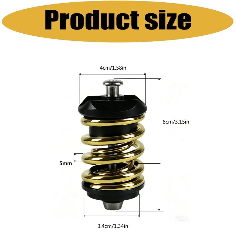 Coils-Spring Rear Suspension Replacements for Folding Bikes with Nylon Housing, Stainless Steel Shafts, and Metal End Posts