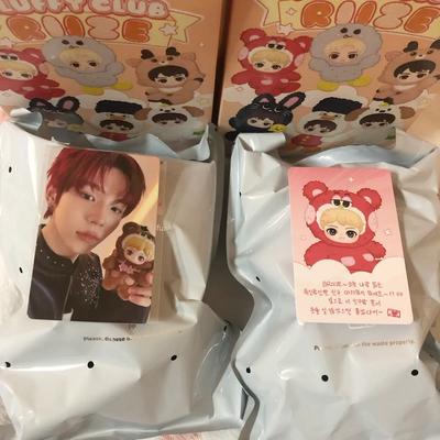 ((Batch)) Pop Mart Ride Shotaro Lizko Fluffy Club Doll Keyring Standard Secret Photo Card Photocard