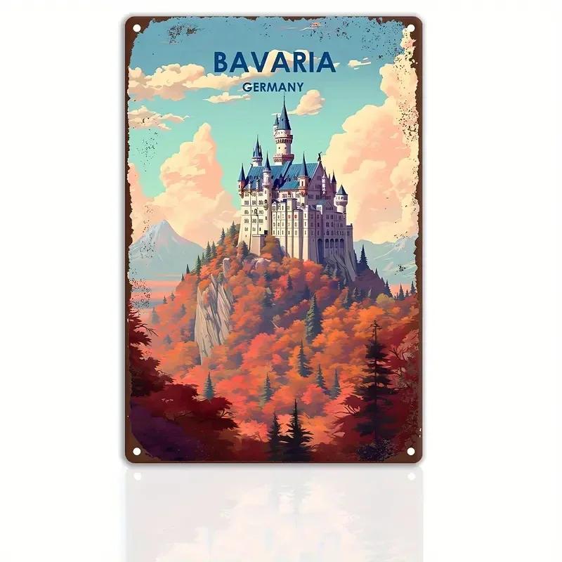 Retro Metal Sign Travel The World VENICE CANADA TORONTO  Vintage Poster Home Bar Room Pub Cafe Club Hotel Wall Decor Plate