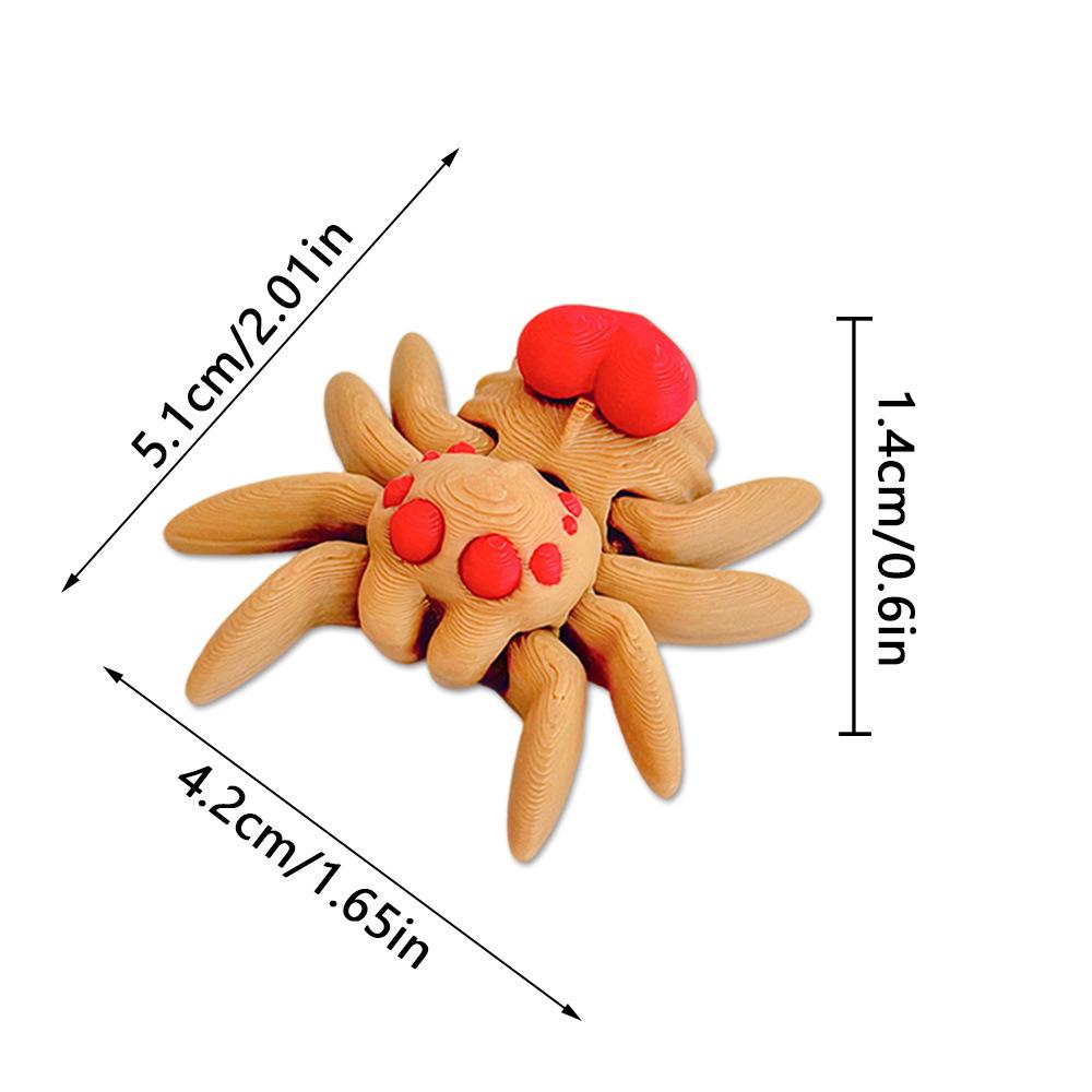 3D Stereo Magnetic Fridge Stickers - Spider & Frog Designs