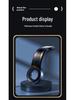 Universal Foldable Magnetic Car Phone Holder: Adjustable, Rotating, and Curved Design for Dashboard.