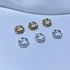 14K Gold Plated Zircon Spacer Beads for DIY Bracelets & Necklaces