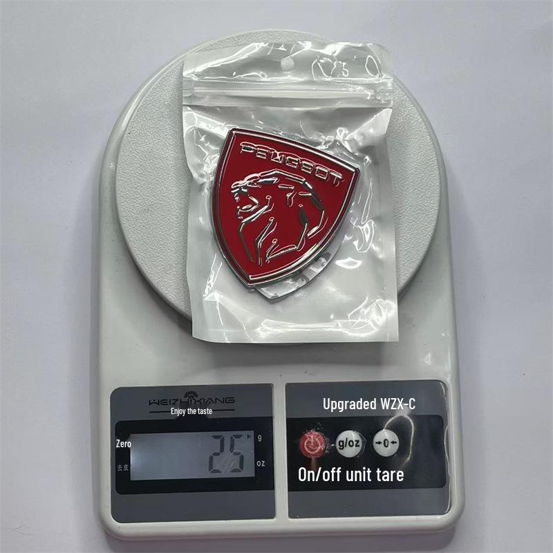 Наклейка з логотипом автомобіля Peugeot: Модифікація персоналізації для щитка, багажника та боковин