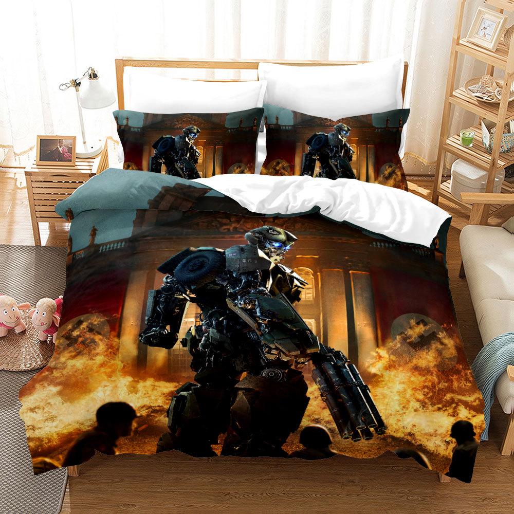 Transformers Movie 3D Printed Comforter Cover / Duvet Cover Set Twin Full Queen King Size Bedding Set Bed Linens Bedclothes Gift