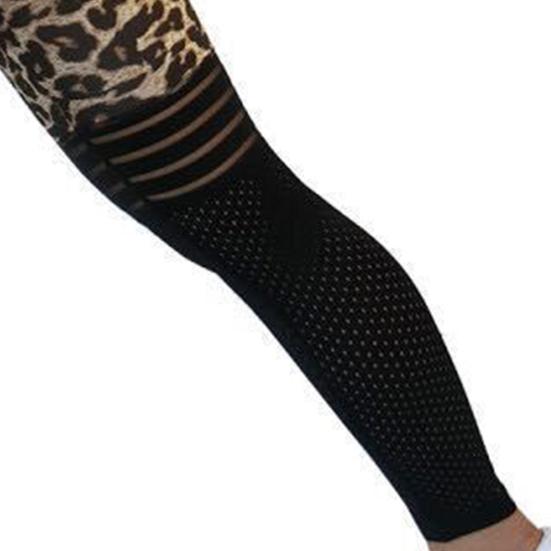 Legíny na jógu Odolné vůči zápachu Rychleschnoucí Měkký leopardí potisk Dámské legíny Příslušenství ke cvičení