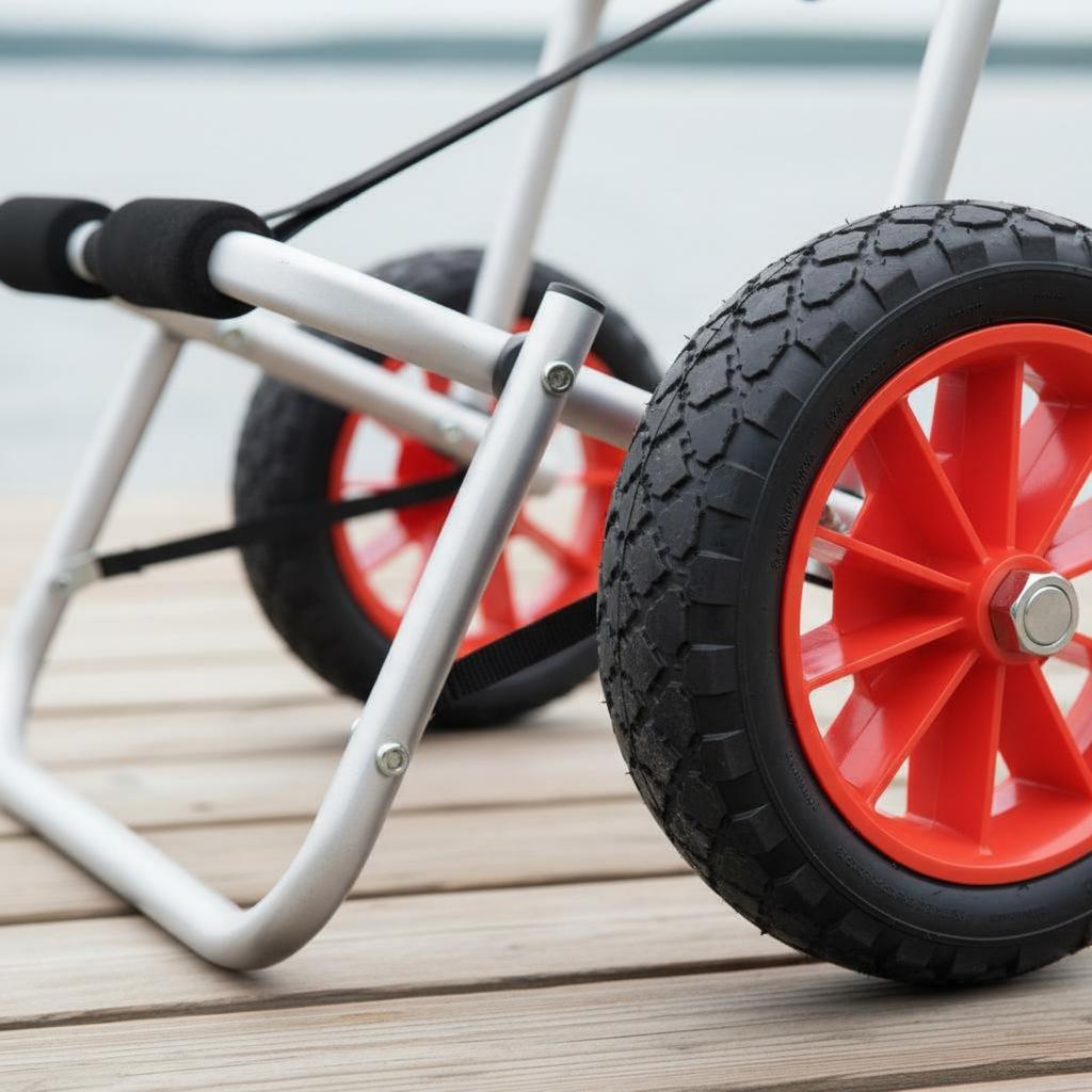 Sup Trolley Aluminum Alloy Kayak Transport Trolley Kayak Trolley High Load Capacity Watercraft Trolley Heavy Duty For Beach