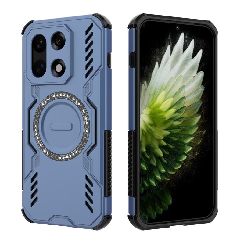 

For OnePlus 15 Case Shockproof Magnetic Adsorption Durable PC+TPU Heat Dissipation Bumper Cover for One Plus 15 OnePlus 15