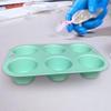 Muffin Top Pan 2X Non Stick Muffin Tin Bakeware High Temperature Resistant Baking Tray Hamburger Buns Molds For Breakfast