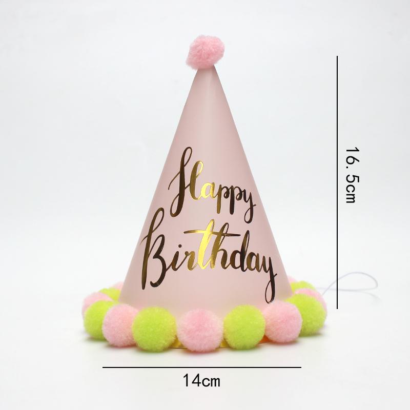 Romantische roségoldene Pelzmütze Göttin Geburtstagshut Geburtstagshut Frische Party Kinder Erwachsene