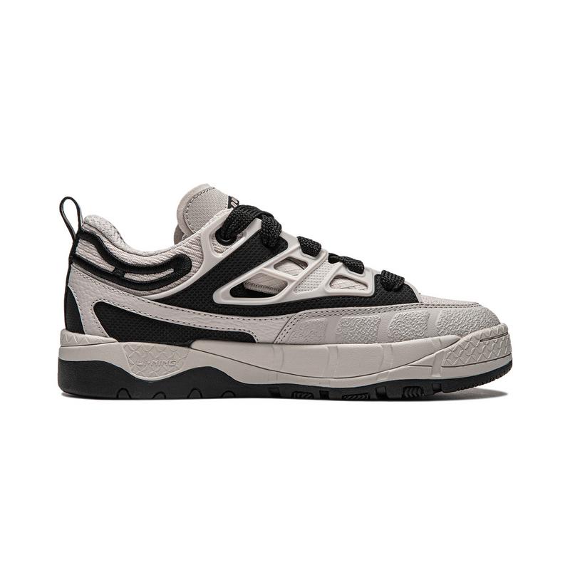 Li Ning CF Su Series Honor 3 SS Comfortable Versatile Shock Absorbing Durable Low Top Sneakers Women Sneakers Gray Black AGLU064-3