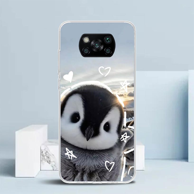 

Penguins Love At The North Pole Soft Cover for Xiaomi Poco F7 Ultra X7 X6 X5 Pro M7 Phone Case Redmi 15 15C 13 13C 12 12C 10 10C Xiaomi Poco X7