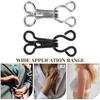 50Pcs Strong Metal Bra Hook and Eye Closures for Clothing Sewing Fastening DIY Mending Underwear Skirts Trousers Craft