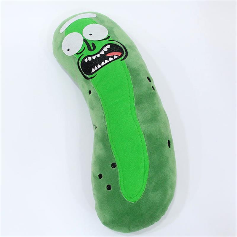 Rick And Morty Cucumber Plush Doll With Crystal Super Soft Material For Childrens Gift