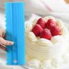 4Pcs/Set Plastic Double Sided Tooth Cake Scraper Pattern Cream Scraper DIY Baking Tools Baking Accessories