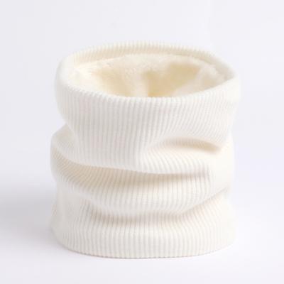 Autumn And Winter Solid Color Knitted Thick Warm Scarf For Men And Women'S Neck Protection, Scarf With Thin Strips, Neck Cover