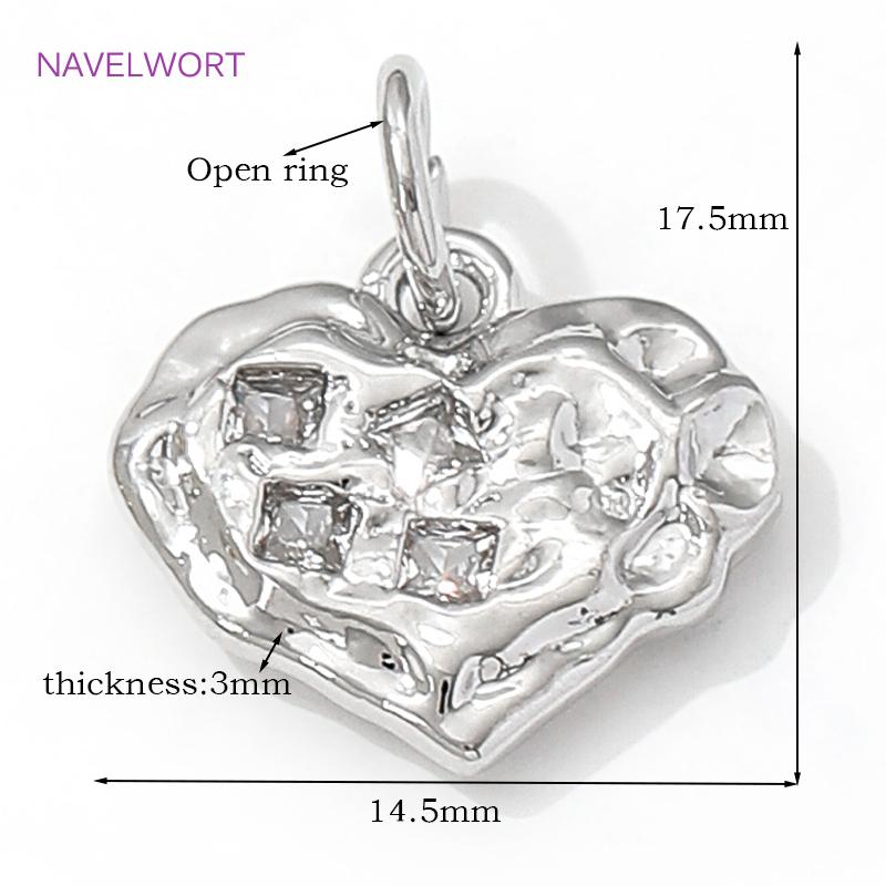 18K Gold Plated Brass Star Shape Pendants Charms For Jewelry Making,Inlaid Zircon Pendants,DIY Necklace Making Findings