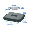 Shockproof Travel Case Smooth Surfaces Silicone Pouch Lightweight Carrying Case Easy To Carry Bag for Device NotePin/S