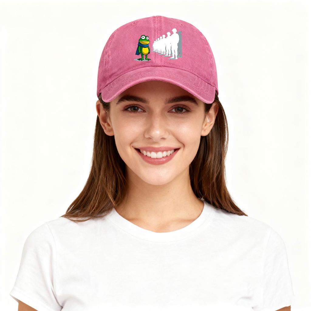 Cap Mens Womens Print Distressed Adjustable Sun Hat Cotton Funny Hats