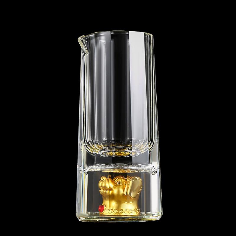 Zodiac Crystal Glass Spirit Glass Wine Dispenser 12 Small Wine Glasses Household Party One Cup Simple