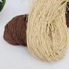 200g Natural Fiber Crochet Yarn 2-ply Yarn Hand Knitting Yarn Raffia Straw Yarn  Handcrafts Material