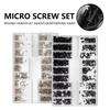 M1.2 M1.4 M2 Screw Set, Laptop Screw Kit for Repair Computer Electronic Cross Self Tapping Screw Set Kit Box