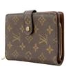 LOUIS VUITTON Porto Papie Zip Bi-Fold Wallet M61207 Brown Monogram canvas Women Used