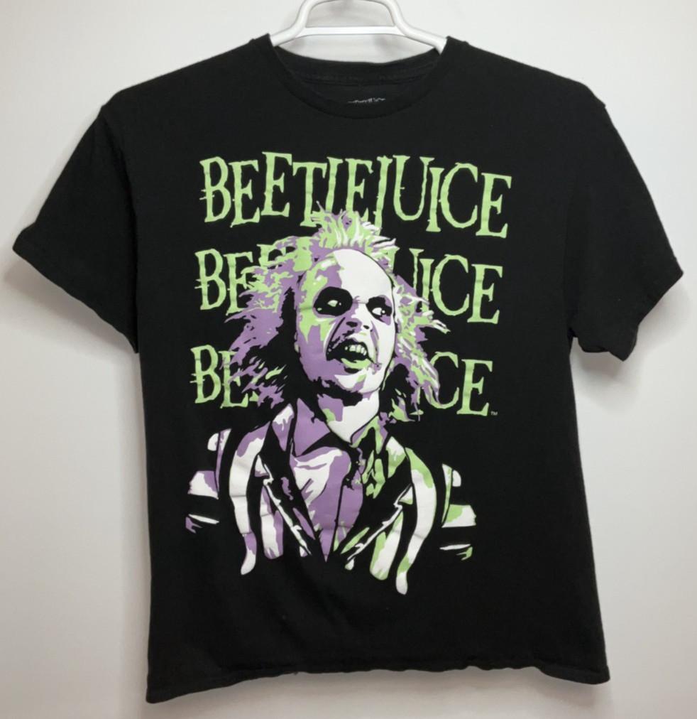 Bettle Juice Short Sleeve T-Shirt Men s Large Black XXL