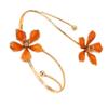 Floral Opening Arm Bracelet Adjustable Arm Ring Armlet Bangle  for Parties & Special Occasions