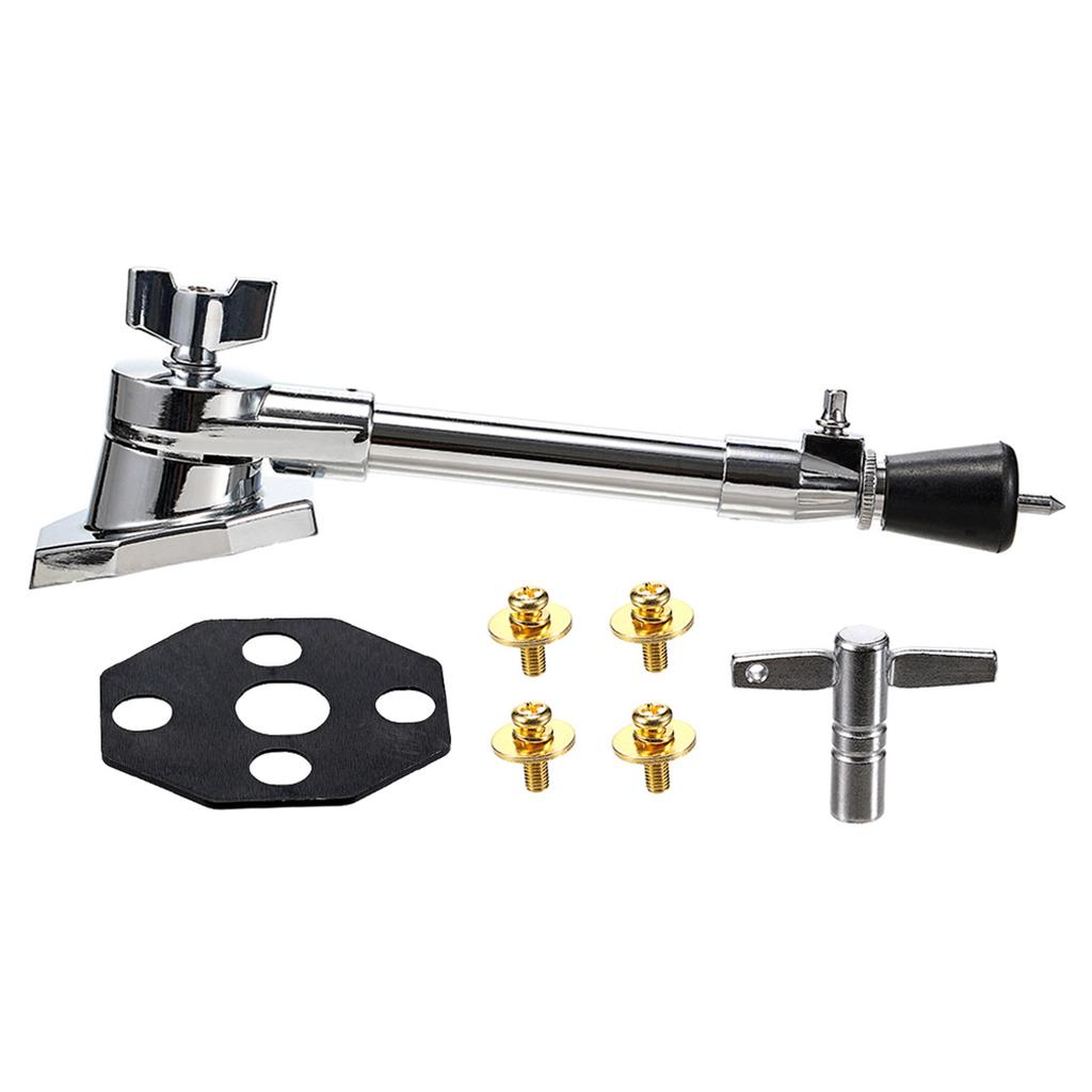 Professional Nonslip Drum Legs Bass Drum Stabilizer Legs Metal Texture Suitable for Percussion Instrument Stability