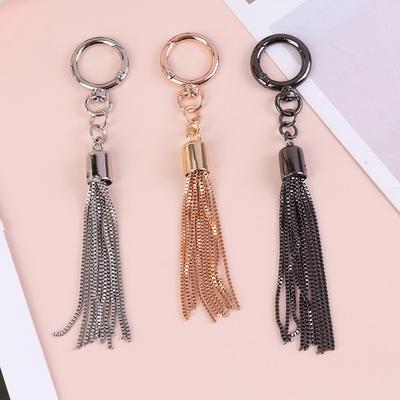 Decor Buckle Tassel Pendant Keychain Handbag Bag Purse Hardware Accessories