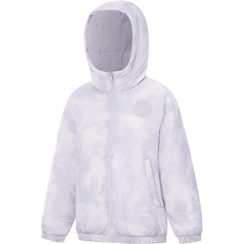 LI-NING Kids  Reversible Water-Repellent 85% Duck Down Jacket 160