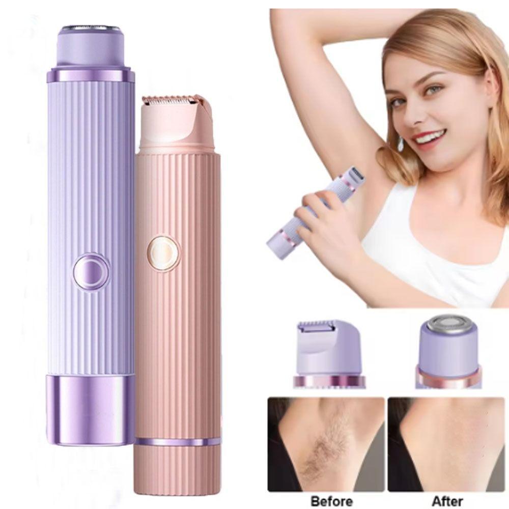USB Bikini Trimmer Double Head Body Epilator New Wet & Dry Hair Trimmer