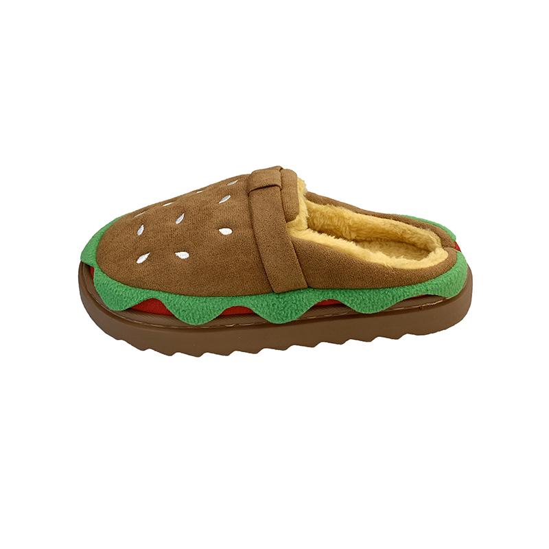 Fashion Women Slippers Outdoor Beach Sandals Female Platform Mules Slippers Thickened Fluff Hamburger Shoes Indoor Home Slides Women