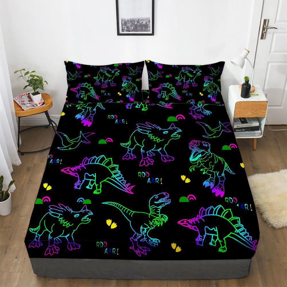Gamepad Pattern Mattress Three-Piece Digital Printing Mattress Bedding Set Adult Children